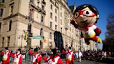 High-flying balloon characters star in Thanksgiving parade