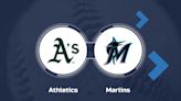 Athletics vs. Marlins Series Viewing Options - May 3-5