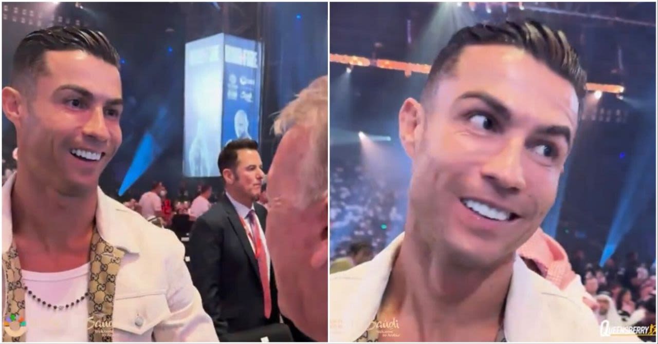 Footage emerges of Cristiano Ronaldo telling Frank Warren Arsenal won't win the league