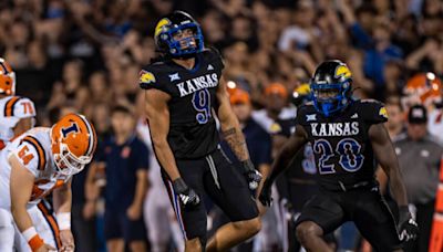 Chicago Bears selects Kansas DE Austin Booker with fifth-round pick