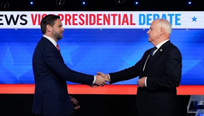 VP debate live updates: Vance and Walz shake hands in first and only face off before November elections