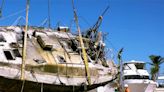 Recovering boats left derelict by Hurricane Ian