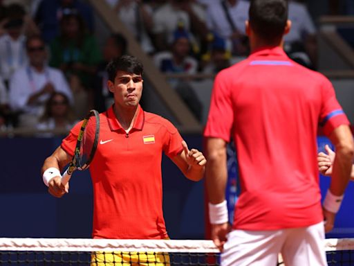 Novak Djokovic vs Carlos Alcaraz LIVE: Olympics score and tennis updates from historic gold medal match