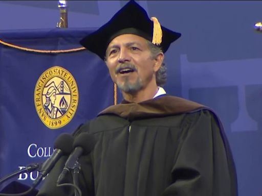 Actor Benjamin Bratt receives honorary degree from San Francisco State