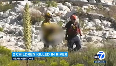 Officials issue warning after death of 2 young siblings swept away by river in San Bernardino County