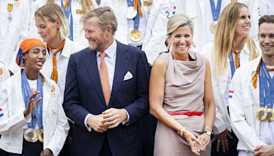 Queen Maxima and King Willem-Alexander receive Olympic medallists