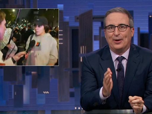 ‘Last Week Tonight’: John Oliver Dings Fox News Amid Coverage Of Student Protests Over War In Gaza