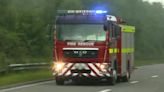 Fire crews battle blaze at building in Lostwithiel