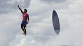 Perfect photo of near-perfect surfer goes viral at 2024 Olympics