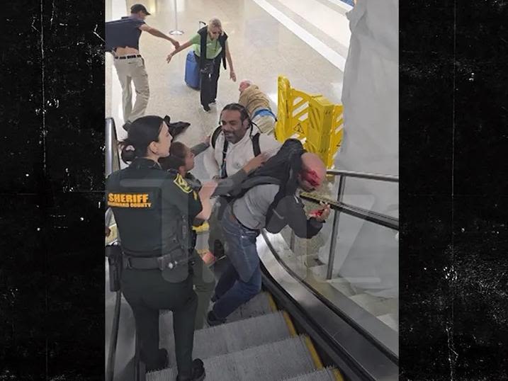Jim Jones Involved in Airport Fight in Florida on An Escalator! Rapper Justifies Actions as Self-Defense | WATCH-it-Happen | EURweb