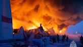 Huge fire destroys ‘Russia’s Amazon’ warehouse in St Petersburg