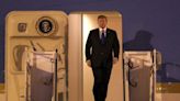 Trump llega a Atlanta en su avión privado para su primer debate con Biden