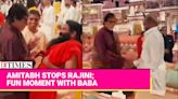 ...s Ambani Bash Highlights: Ramdev Left in Fits of Laughter; Viral Moment With Rajinikanth | Etimes - Times of India Videos