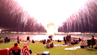 Real Video of 7,000 Fireworks Going Off in San Diego in 2012?