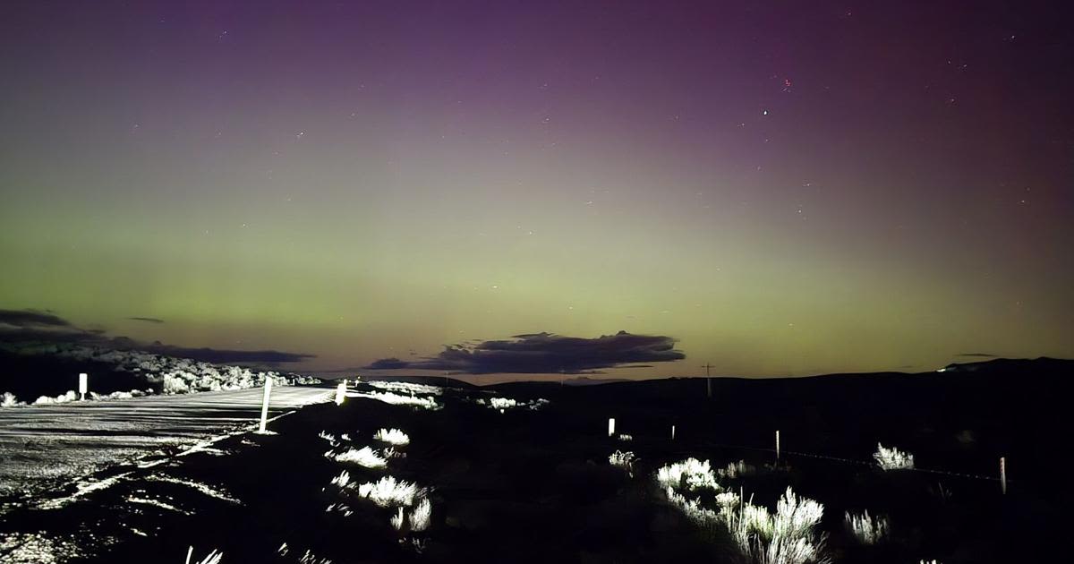 Aurora reaches down to northern Nevada thanks to rare solar storm