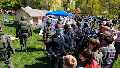 Metal detectors. No banners, flags or large bags. Expect heightened security at university commencements after protests