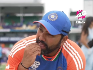 Video: Rohit Sharma Takes A Bite Of The Grass At Kensington Oval After T20 World Cup 2024 Triumph