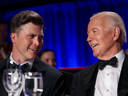 Colin Jost sleepwalked through his White House Correspondents Dinner speech