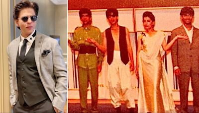Have you seen this rare throwback pic of SRK with Rituraj Singh and Divya Seth?