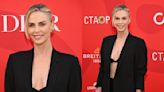 Charlize Theron Embraces the Peekaboo Bralette Trend in Dior for Africa Outreach Project 2024 Block Party