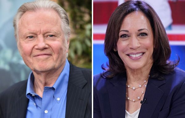 Jon Voight's message against Kamala Harris takes off online