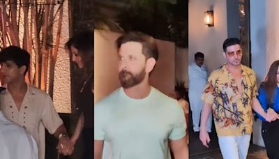 Hrithik Roshan Joins Ex-wife Sussanne, Arslan Goni, Zayed Khan for Family Dinner; GF Saba Azad Missing - News18