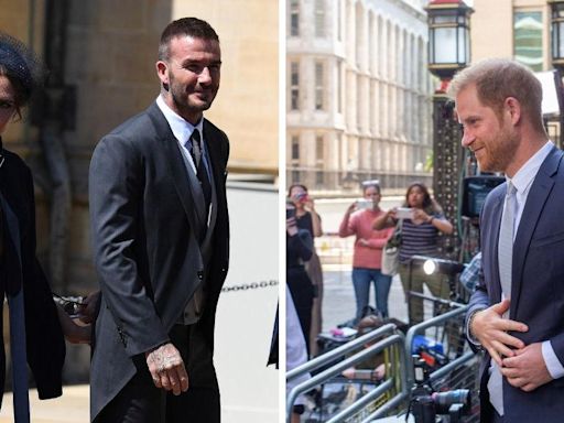 David and Victoria Beckham 'Stopped Being Friendly' With Prince Harry After He Was Accused of 'Leaking Material'