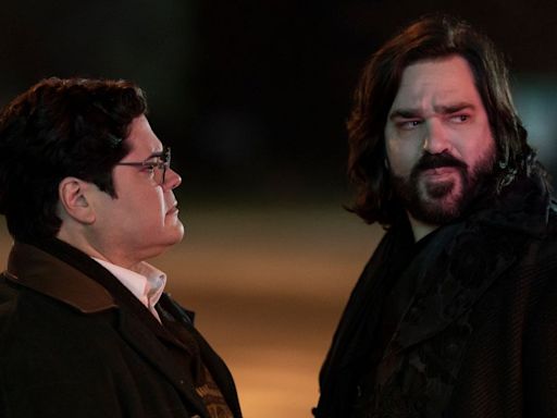 Matt Berry Celebrates With His Favorite Vampires in New 'What We Do in the Shadows' Set Image