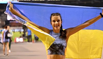 Ukrainian high jumper Yaroslava Mahuchikh breaks 37-year-old world record