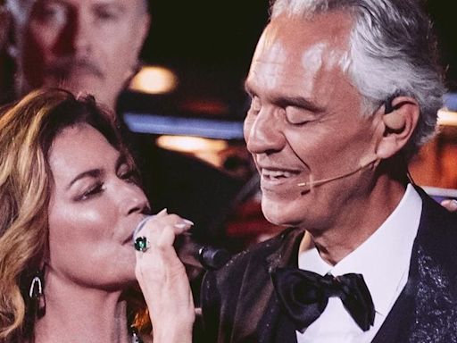 See Andrea Bocelli and Shania Twain's Duet That Gave Fans "Goosebumps"