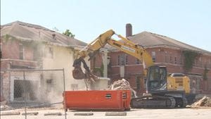 Demolition begins at abandoned historic school in Lake County