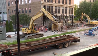 Watch live: Realty Building demolition begins in Youngtown