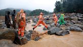 Wayanad landslide: man who clung on to boulder rescued