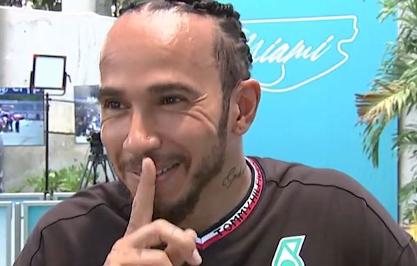 Hamilton forced to apologise live on TV for huge blunder at Miami Grand Prix