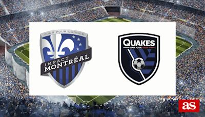 Montreal Impact 3-0 San José Earthquakes: resultado, resumen y goles