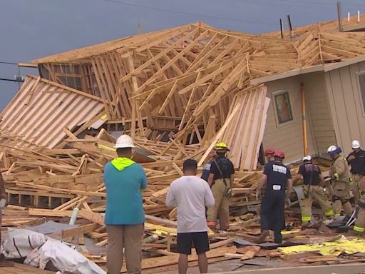 Worker killed when a house under construction collapses in Magnolia, MCSO says