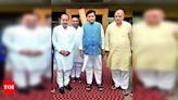 Congress MLA Antapurkar meets BJP's Ashok Chavan amid cross-voting allegations | Aurangabad News - Times of India