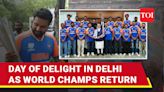 India Celebrates Champions' Return; PM Modi Holds 'Cup Pe Charcha' | Best Moments | International - Times of India Videos