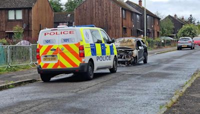 Police launch probe after overnight car fire on Dundee street