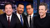 Late-night talk shows returned and tried to recap all they missed — except the toxic workplace claims against Jimmy Fallon