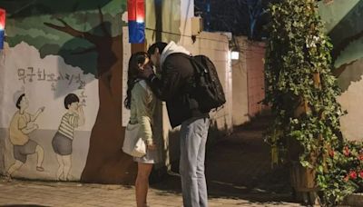 Lovely Runner Actors Byeon Woo-Seok, Kim Hye-Yoon Rehearse Kissing Scene in BTS Video