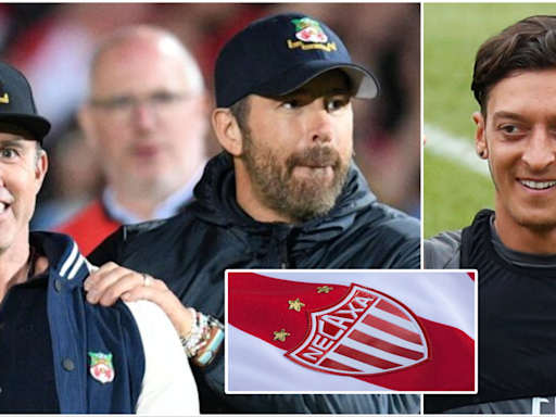 Wrexham owners Ryan Reynolds & Rob McElhenney expand empire with new team alongside Mesut Ozil