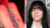 Billie Eilish Debuted a Mesmerizing New Spine Tattoo