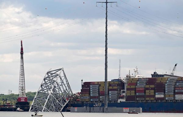 Controlled demolition at Baltimore bridge collapse site postponed due to weather