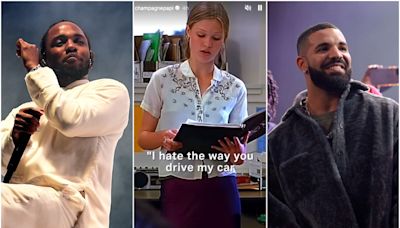 Drake responds to Kendrick Lamar’s six-minute diss track with 10 Things I Hate About You clip