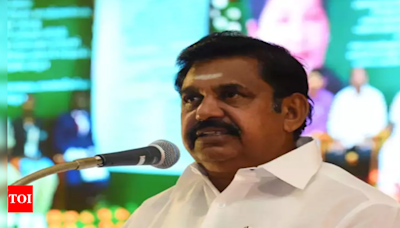 Stalin’s visit to Amma canteens a drama; govt has shut down 19 units: EPS | Chennai News - Times of India