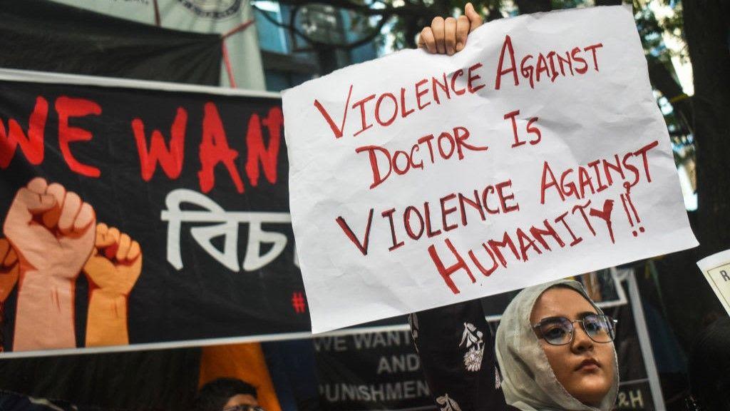 Rape and murder of doctor in hospital sparks protests in India