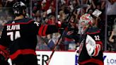 Raanta proves ready for top role in Hurricanes' playoff push