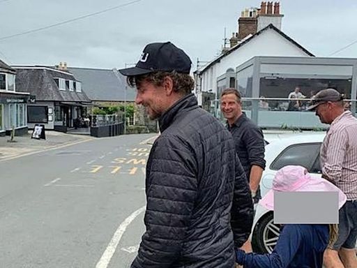 Hollywood star spotted in Welsh village with survival expert Bear Grylls | ITV News