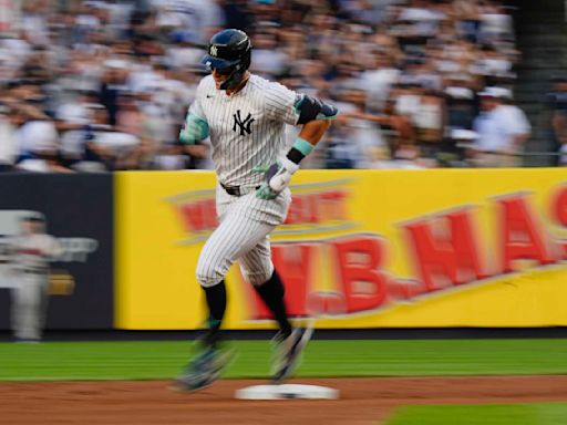 Judge hits 28th home run, Stanton hurts hamstring as Yankees beat Braves 8-3